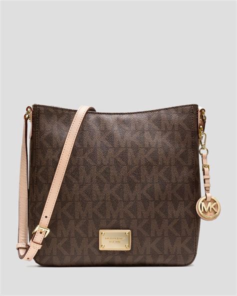 michael kors jet set travel brown purse|michael kors vanilla jet set.